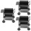 3Pièces Mini Grill En Fer Noir Accessoire Décoratif Pour Maison Mini 6