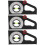 3Pièces Angle Toit Durable Noir Usage Extérieur 9