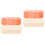 2Pcs Makeup Brush Cleaner Boxes Assorted Colors Compact Storage Holder 6