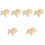 6Pièces Mini Chariot Bois Beige Décor Et Loisirs 7