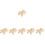 6Pièces Mini Chariot Bois Beige Décor Et Loisirs 5