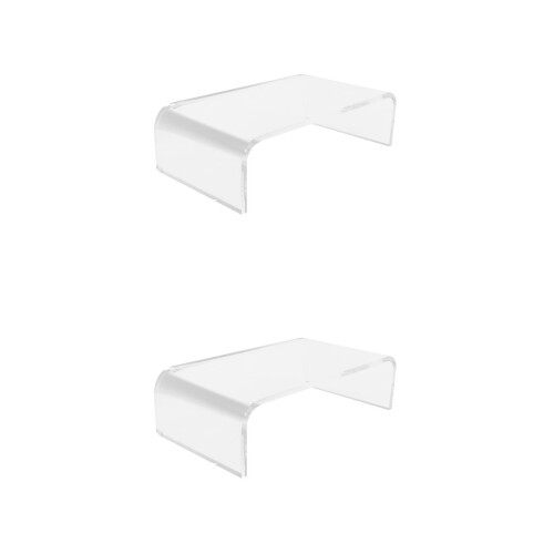 2Pièces Support Écran Transparent Pour Bureau Et Ordinateur 2