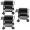 3Pièces Mini Grill En Fer Noir Accessoire Décoratif Pour Maison Mini 7