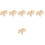 6Pièces Mini Chariot Bois Beige Décor Et Loisirs 6