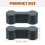 80Pièces Accessoires Attaches Rails En Plastique Gris Train 11
