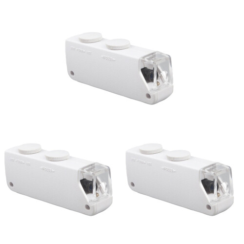 3Pièces Microscope Loupe Smartphone Ajustable Compact 1
