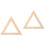4Pièces Support Triangle Bois Lisse Artisanat Fait Main Khaki 4