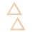 4Pièces Support Triangle Bois Lisse Artisanat Fait Main Khaki 7