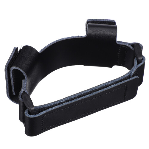 2Pièces Accessoire Cor Cuir PU Main Protège Antidérapant Noir Confort 2