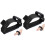 2Pièces Accessoire Cor Cuir PU Main Protège Antidérapant Noir Confort 10