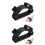 2Pièces Accessoire Cor Cuir PU Main Protège Antidérapant Noir Confort 11