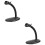 2Pièces Support Code-Barres Noir Simple À Monter 5