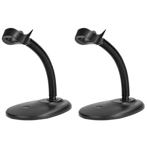 2Pièces Support Code-Barres Noir Simple À Monter 1