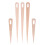 10Pièces Outils Bois Beige Surface Lisse Pour Travaux Créatifs 1