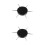 2Pièces Kit Dotting Tool Noir Acier Pour Ongles 7