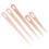 10Pièces Outils Bois Beige Surface Lisse Pour Travaux Créatifs 3