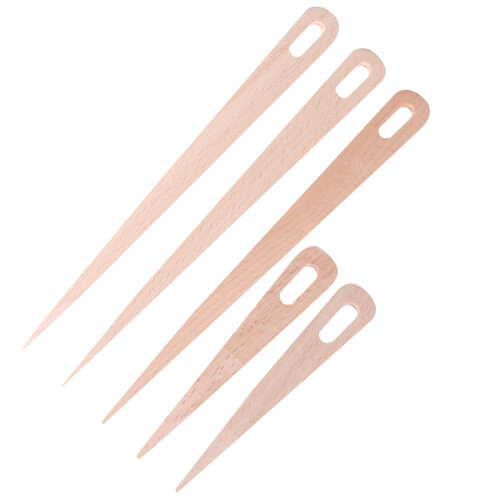 10Pièces Outils Bois Beige Surface Lisse Pour Travaux Créatifs 1