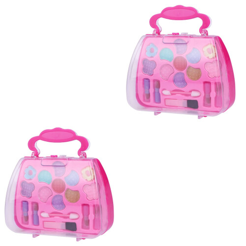 2Pièces Kit Maquillage Enfants Multi Coloré Rangement 2