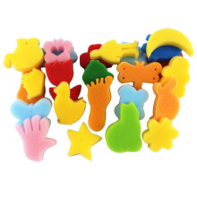 50Pièces Éponges Créatives Pour Enfants Nettoyage Facile