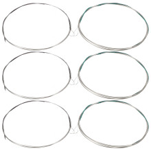9Paires Cordes Erhu Métal Argent Riche Accessoires Complètes