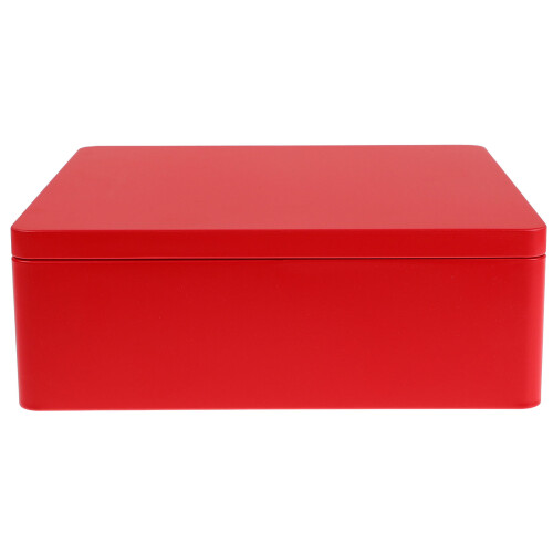 3Pièces Boîte Fer Rouge Multiusage Rangement Bonbons 1