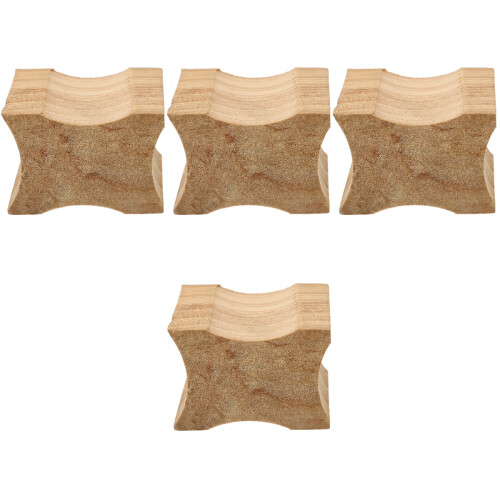 4Pièces Support De Manche Pour Guitare Beige Compact Et Stable Piccolo 2