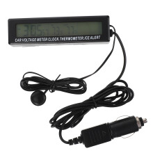 2Pièces Digitale Thermomètre ABS Noir