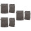 9Pièces Nettoyants Microfibre Gris Doux Et Réutilisables 6
