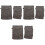 9Pièces Nettoyants Microfibre Gris Doux Et Réutilisables 3