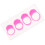 16Pièces Caches Doigts En Silicone Rose Pour Drum Et Percussion 1