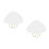 2Pcs Ceramic Cake Stand White Footed Dessert Display Plates for Home 8