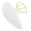 2Pcs Ceramic Cake Stand White Footed Dessert Display Plates for Home 2