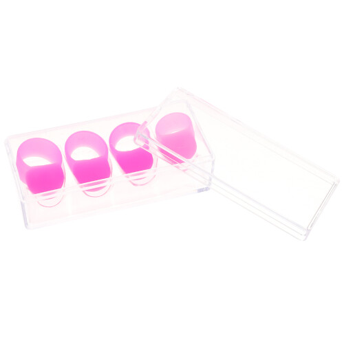 16Pièces Caches Doigts En Silicone Rose Pour Drum Et Percussion 2