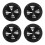4Pièces Cache Ventilation Rv Rond PP Noir Confort Et Style Intérieur 5