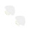 2Pcs Ceramic Cake Stand White Footed Dessert Display Plates for Home 5