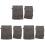 9Pièces Nettoyants Microfibre Gris Doux Et Réutilisables 2