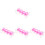 16Pièces Caches Doigts En Silicone Rose Pour Drum Et Percussion 4