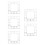 5Pcs Silver Acrylic Stick on Wall Clocks Large Square Mirror Decor DIY 9