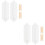 2Sets Wood Tablet Weaving Tools with Shuttles Assorted 6
