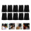 30Pcs Black Kitchen Chef Hats Disposable Non-Woven Catering Work Hat 8