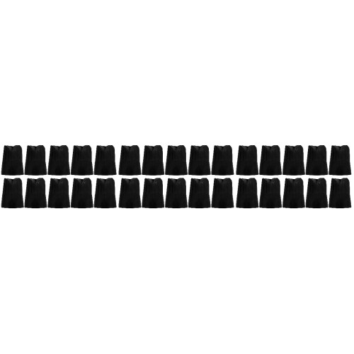 30Pcs Black Kitchen Chef Hats Disposable Non-Woven Catering Work Hat 2