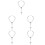 5Pcs Stylish Alloy Decorations for Mirror Hanging 7