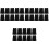 30Pcs Black Kitchen Chef Hats Disposable Non-Woven Catering Work Hat 2