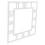 5Pcs Silver Acrylic Stick on Wall Clocks Large Square Mirror Decor DIY 2