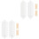 2Sets Wood Tablet Weaving Tools with Shuttles Assorted 3