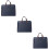 3Pièces Sacs Professionnels Zip Pour Documents 6