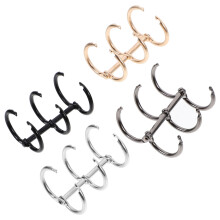 16Pièces Anneaux Classeurs Métal 3 Trous Ouverts Fermés Couleur