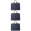 3Pièces Sacs Professionnels Zip Pour Documents 5