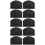 30Pcs Black Kitchen Chef Hats Disposable Non-Woven Catering Work Hat 9