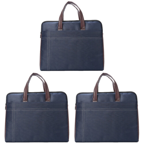 3Pièces Sacs Professionnels Zip Pour Documents 1